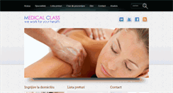 Desktop Screenshot of medical-class.ro